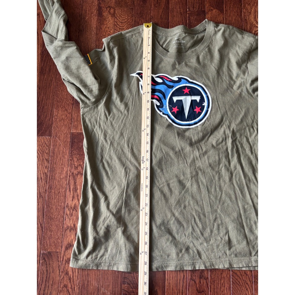 Nike Tennessee Titans Salute to Service Long Sleeve Shirt L Olive Green NFL - Picture 7 of 8